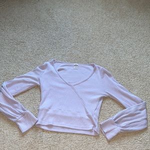 Hollister cropped long sleeve